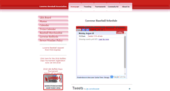 Desktop Screenshot of luvernebaseball.com